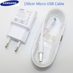 Original Samsung Fast Charger Galaxy Note4 5 S7 6 edge Adaptive Quick Charge 9V1.67Aamp;5V2A 1.5M Micro USB Cable wall charger