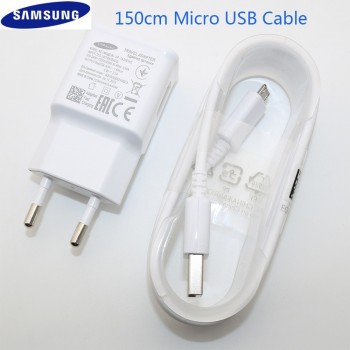 Original Samsung Fast Charger Galaxy Note4 5 S7 6 edge Adaptive Quick Charge 9V1.67Aamp;5V2A 1.5M Micro USB Cable wall charger