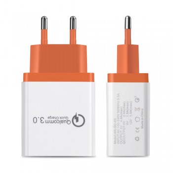 18W Quick Charge 3.0 Fast USB Charger For iPhone 8 XS Samsung Xiaomi huawei Travel Wall EU US Plug Mobile Phone Charger adapter