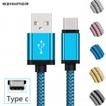 Type C Charger 1m 2m Long USB qucik charger Wire USB C For Huawei P20 Lite Samsung Galaxy Note 8 9 A3 A5 A7 2017 S8 S9 Charger