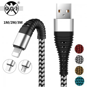 USB Cable For iPhone Cable 8 7 6 Plus 6s 5 5s se X iPad 2 Mini Fast Charging Cables Mobile Phone Charger Cord Data Adapter