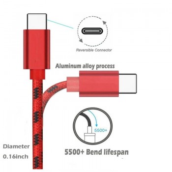 0.2m/1m/2m/3m Long USB C QC3.0 Fast Charger Charge for Huawei P20 Lite Mate 10 Pro Honor 10 9 8 V8 V9 P9 P10 Plus Type-C Charges
