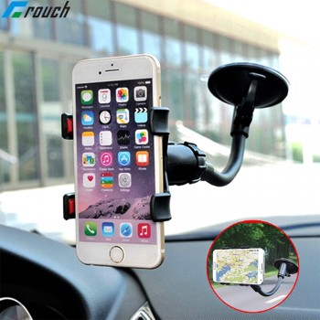 Crouch Car Phone Holder Flexible 360 Degree Adjustable Support GPS Car Mount Mobile Phone Holder For Smartphone 3.5-6 inch