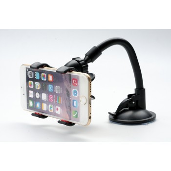 Crouch Car Phone Holder Flexible 360 Degree Adjustable Support GPS Car Mount Mobile Phone Holder For Smartphone 3.5-6 inch