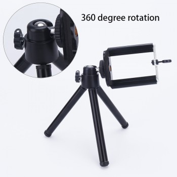 Bluetooth Flexible Universal Portable Aluminum Phone Holder Clip Selfie Tripod Stand For Smartphone For Camera DSLR Mount