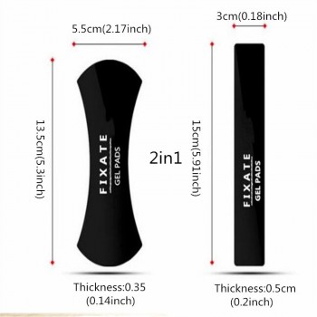 FLOURISH LAMA Nano Rubber Sticky Pad Anti-Slip Mat Gel Dash Car Mount Holder for Cell Phone Universal Sticker Car Phone Holder