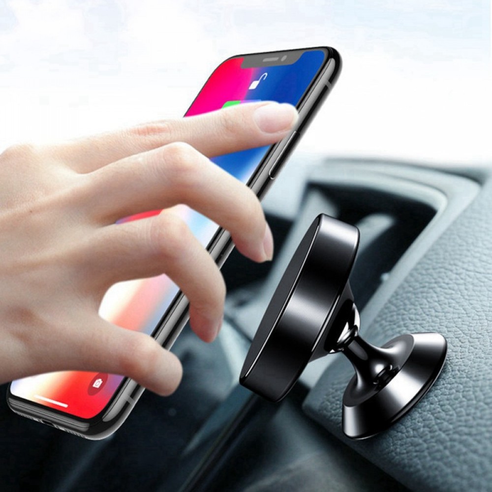 Magnetic Car Holder 360 Degree Dashboard Mobile Phone Holder Stand Magnet Air Vent Grip Mount Bracket Car Universal Phone Holder