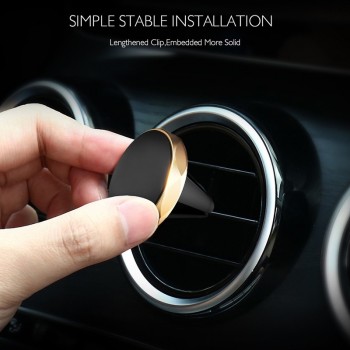 Magnetic Car Holder 360 Degree Dashboard Mobile Phone Holder Stand Magnet Air Vent Grip Mount Bracket Car Universal Phone Holder