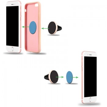 Magnetic Car Holder 360 Degree Dashboard Mobile Phone Holder Stand Magnet Air Vent Grip Mount Bracket Car Universal Phone Holder