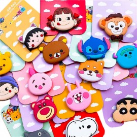 wholesale socket Universal mobile phone stretch bracket Cartoon air bag Phone Expanding phone Stand Finger car phone Holder