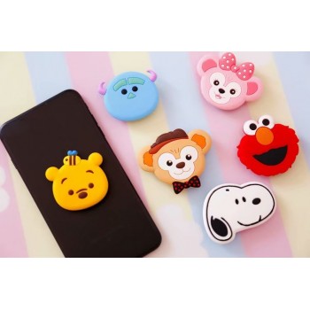 wholesale socket Universal mobile phone stretch bracket Cartoon air bag Phone Expanding phone Stand Finger car phone Holder