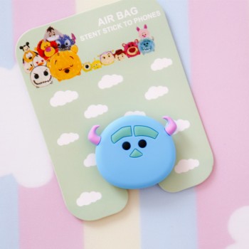 wholesale socket Universal mobile phone stretch bracket Cartoon air bag Phone Expanding phone Stand Finger car phone Holder