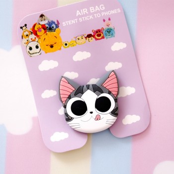wholesale socket Universal mobile phone stretch bracket Cartoon air bag Phone Expanding phone Stand Finger car phone Holder