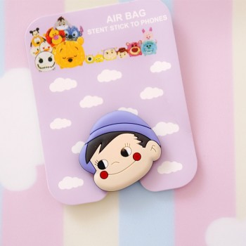 wholesale socket Universal mobile phone stretch bracket Cartoon air bag Phone Expanding phone Stand Finger car phone Holder