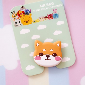 wholesale socket Universal mobile phone stretch bracket Cartoon air bag Phone Expanding phone Stand Finger car phone Holder