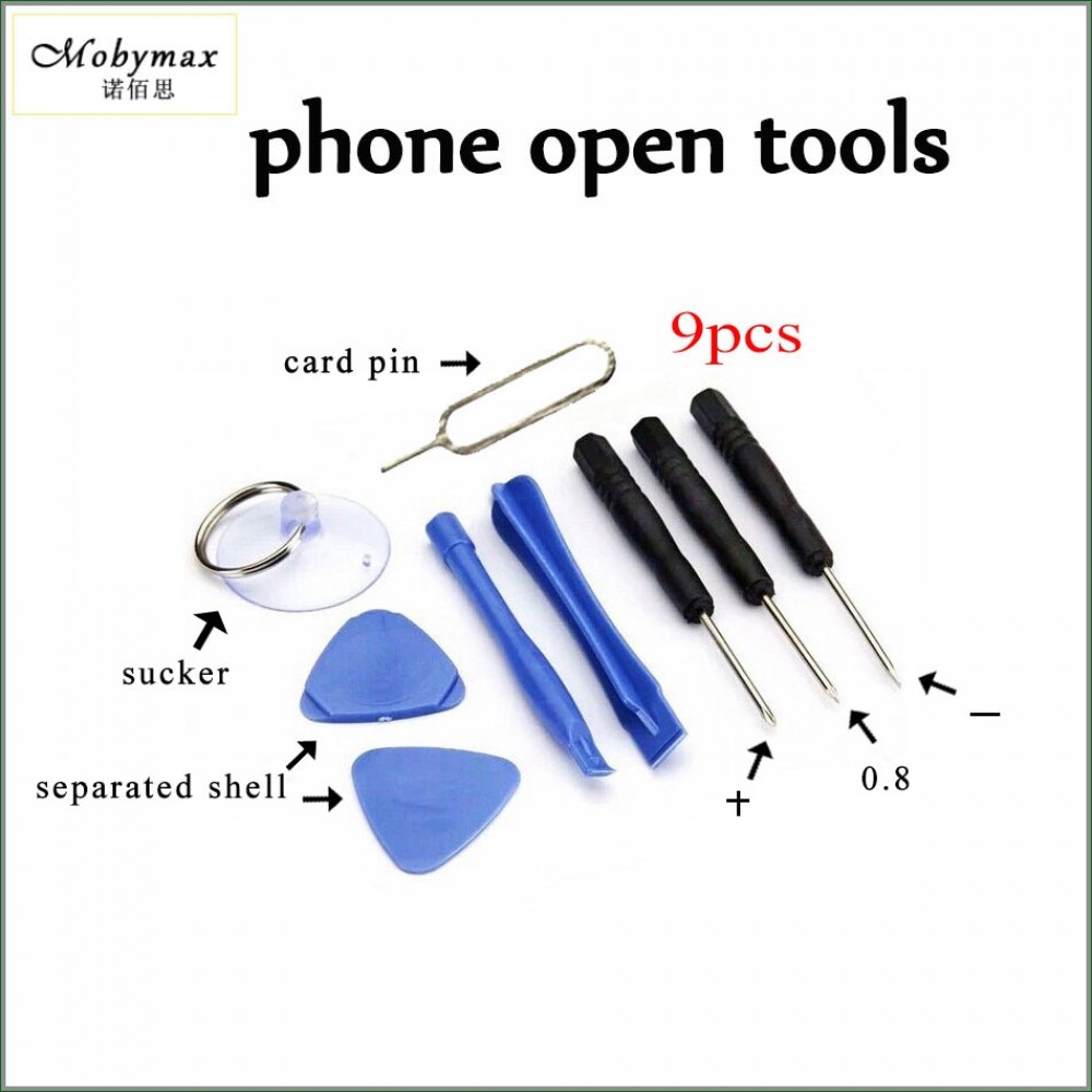 9PCS in 1 Set Hand Repair Phone Disassemble Pry Open Tools Kit Screwdriver for iPhone 4 4s 5 5c 5s 6 6s 6p 6sp 7 7p Touch Screen