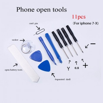 9PCS in 1 Set Hand Repair Phone Disassemble Pry Open Tools Kit Screwdriver for iPhone 4 4s 5 5c 5s 6 6s 6p 6sp 7 7p Touch Screen