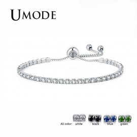 UMODE 4 Colors Fashion Cubic Zirconia Tennis Bracelet amp; Bangles For Women Gifts New Luxury  Armbanden Voor Vrouwen Bijoux UB0124