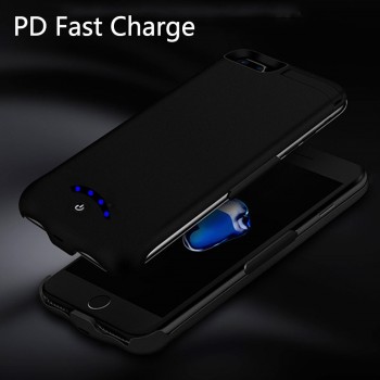 20000mAh Charger Case Portable External Power Bank Case for iPhone8 plus Backup Battery cover Kickstand Holder for iphone7 8