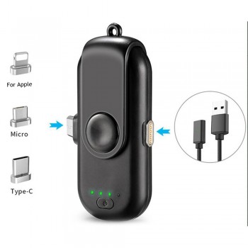Fingerpow Magnetic Power Bank Mini Finger Emergency Mobile Power Magnetic Portable Mobile Fast Charging External Battery Charger