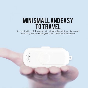 Fingerpow Magnetic Power Bank Mini Finger Emergency Mobile Power Magnetic Portable Mobile Fast Charging External Battery Charger