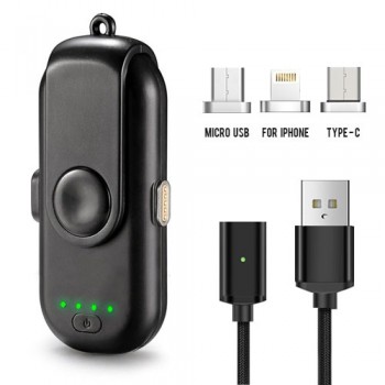Fingerpow Magnetic Power Bank Mini Finger Emergency Mobile Power Magnetic Portable Mobile Fast Charging External Battery Charger