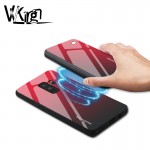 For Samsung Galaxy Note 9 Note 8 Magnetic Wireless Charging Glass Phone Case 5000mAh power Bank S8 S9 plus Battery Charger Case
