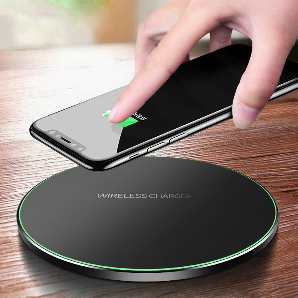 Wireless Charger For iPhone 8 X XR XS Max QC3.0 10W Fast Wireless Charging for Samsung S9 S8 Note 8 9 S7 USB Charger Pad