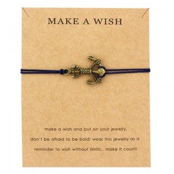 Confidence is Key Lock Rope Chain Adjustable Bracelets Fish Hook Sailing Charms Women Men Unisex Jewelry Lovers Christmas Gift