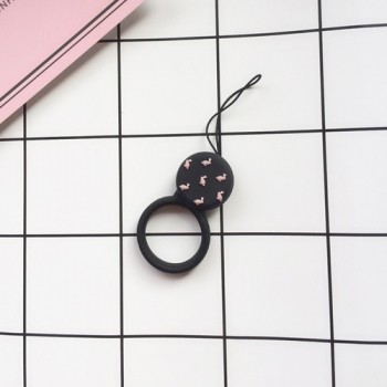 Cartoon silicone pendant anti-fall Cute Universal Mobile Phone Rope hand Strap long Lanyard Strap lovely rabbit