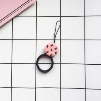 Cartoon silicone pendant anti-fall Cute Universal Mobile Phone Rope hand Strap long Lanyard Strap lovely rabbit