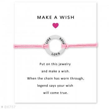 Dance Faith Hope Love Antique Silver Charm Card Adjustable Bracelets Bangles Women Men Girls Girl Friendship Christmas Gift