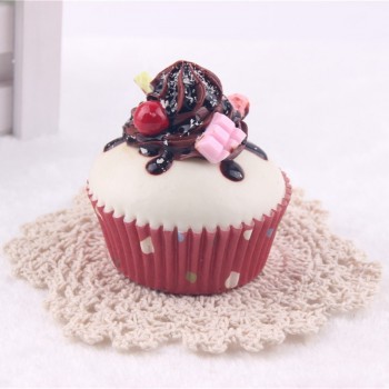 7CM Squeeze Stretch Slow Rising Squishy Elastic Scented Round Cupcakes Fun Kid Pressure Reliever Toys New Year Gifts P15