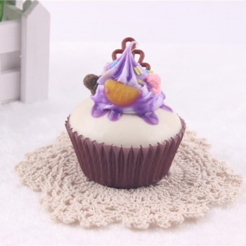 7CM Squeeze Stretch Slow Rising Squishy Elastic Scented Round Cupcakes Fun Kid Pressure Reliever Toys New Year Gifts P15