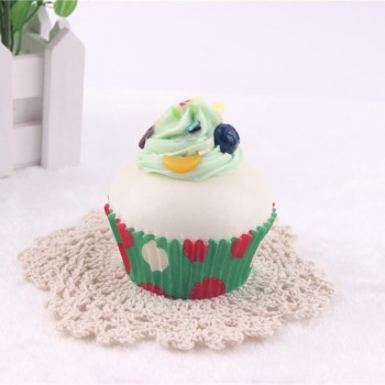 7CM Squeeze Stretch Slow Rising Squishy Elastic Scented Round Cupcakes Fun Kid Pressure Reliever Toys New Year Gifts P15