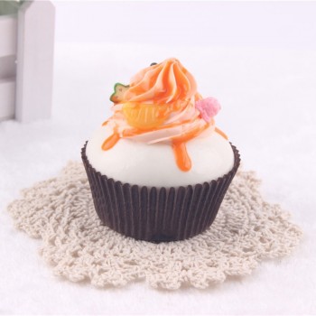 7CM Squeeze Stretch Slow Rising Squishy Elastic Scented Round Cupcakes Fun Kid Pressure Reliever Toys New Year Gifts P15