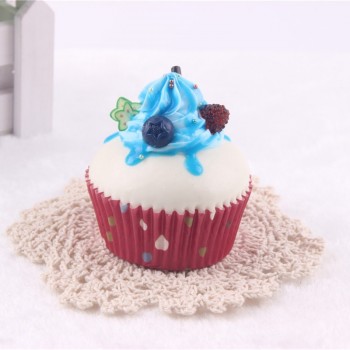 7CM Squeeze Stretch Slow Rising Squishy Elastic Scented Round Cupcakes Fun Kid Pressure Reliever Toys New Year Gifts P15