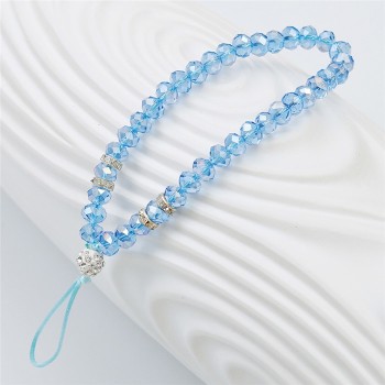 Universal Phone Strap Fashion Sling Lanyard Crystal Pearl Hanging Portable Mobile Phone Case Rope Card pack Rope For iPhone