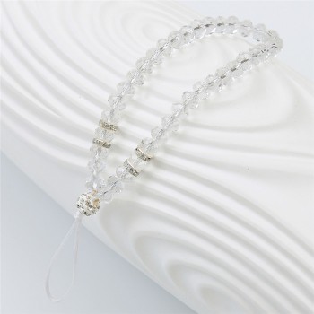 Universal Phone Strap Fashion Sling Lanyard Crystal Pearl Hanging Portable Mobile Phone Case Rope Card pack Rope For iPhone
