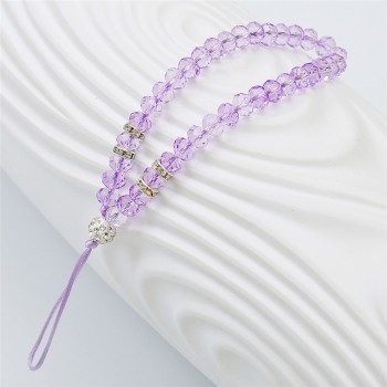 Universal Phone Strap Fashion Sling Lanyard Crystal Pearl Hanging Portable Mobile Phone Case Rope Card pack Rope For iPhone
