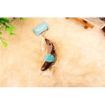 Kuutti Squishy Random 1 pc Mini 4 Designs Authentic Cute Kawaii Fruit Banana Soft Toy Phone Strap with tag Free Shipping
