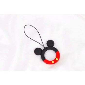 Kawaii Cartoon Flower Phone Strap Silicone Pendant Mobile Phone Ring Straps For iPhone Smart Phone Lanyard For Keys Card