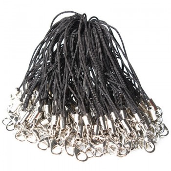 100Pcs Cell Phone Lanyard Cord Phone Straps Squishy Toy Strap Mobile Hand for Key Bag USB Flash Disk Mp3 Mp4 Multi Color