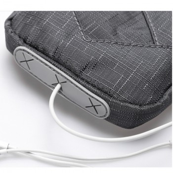 Nylon Breathable Mesh Double Zipper Arm Bag Sport Running Mobile Phone Holder Case on Hand Armband Gym Arm Band Phone Bag Pouch