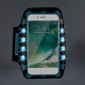 FLOVEME Universal 4.7 Inch LED Flash Light Sport Arm Band Case For iPhone 7 6 6s Pouch Running Armband Brassard Capa Accessories