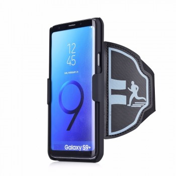 S9 PLUS Sports phone case cover armband For Sumsung galaxy S9 PLUS Gym Running Exercise Phone Holder arm band kickstand strong