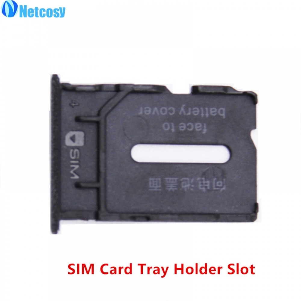 Netcosy New Black SIM Card Tray Replacement Parts SIM Card Slot Holder for Oneplus One 1+ A0001 Free shipping