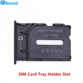 Netcosy New Black SIM Card Tray Replacement Parts SIM Card Slot Holder for Oneplus One 1+ A0001 Free shipping