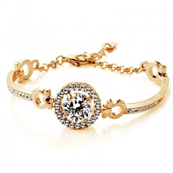 New Hot Silver Solid Color Bracelets For Women Fashion Women Jewelry Wholesale Heart Hollow Out Bracelet Valentines Day Gift