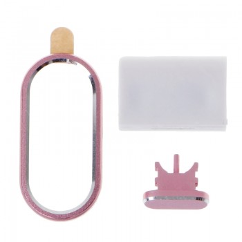 Smart Phone Back Camera Lens Protective Cover Guard Circle Dust Plug For iPhone